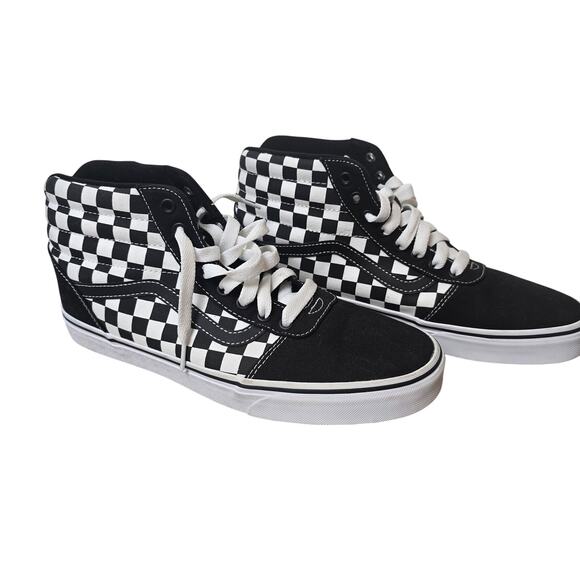 Vans Other - Vans Sk8-Hi Checkerboard Black Men's 10 Shoes Hi Tops